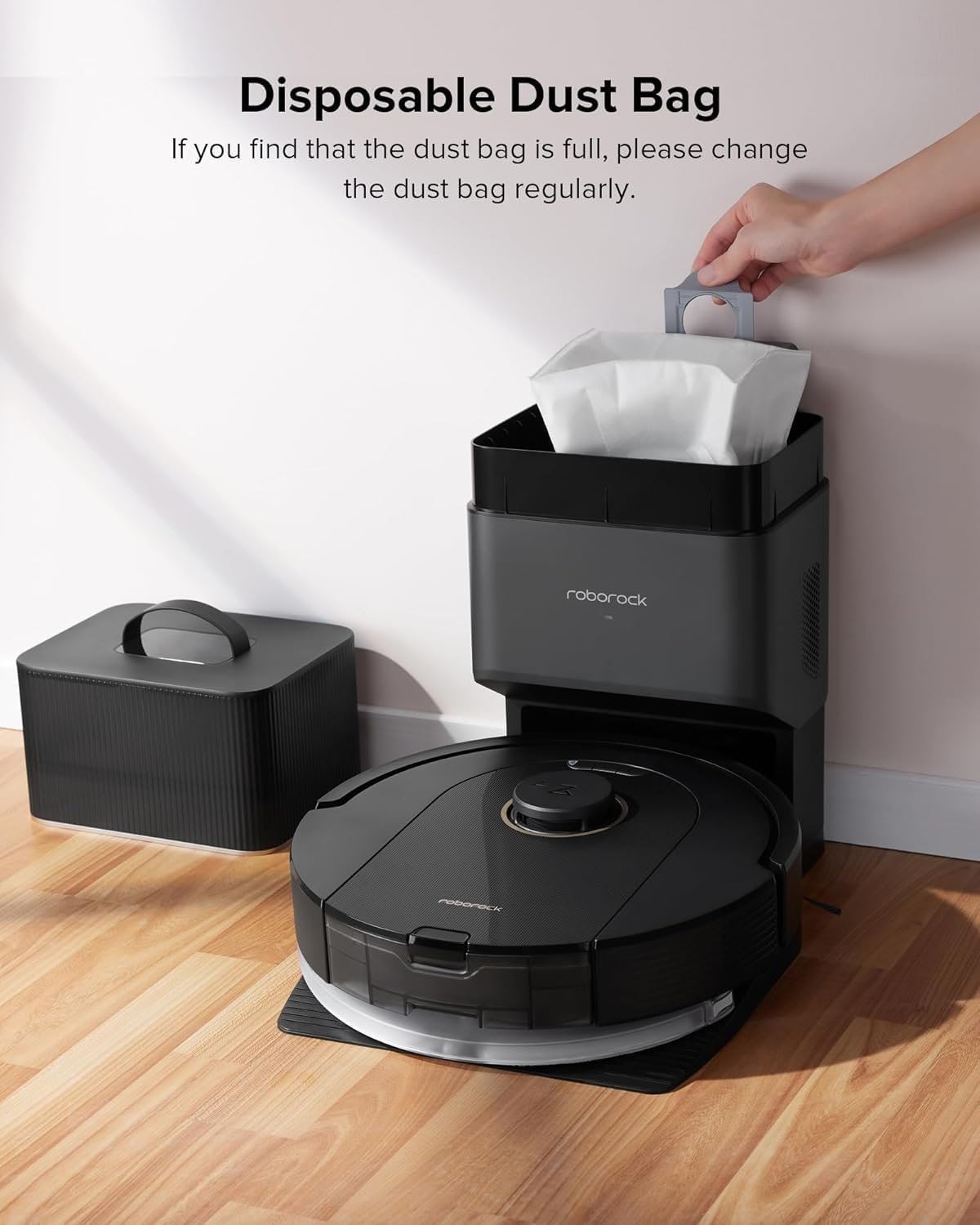 Roborock Q5 Pro+ Robot Vacuum and Mop with Self-Emptying Dock, 5500Pa Suction, DuoRoller Brush, LiDAR Navigation, Smart Mapping, Perfect for Pet Hair, Hard Floors & Carpets - Image 8