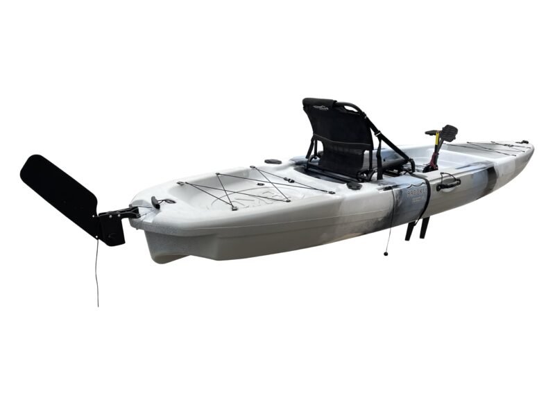 BKC Brooklyn 12.0 Single Pedal 12′ Sit-On-Top Fishing Kayak – High-Speed Pedal Drive, Stable HDPE Hull - Image 21