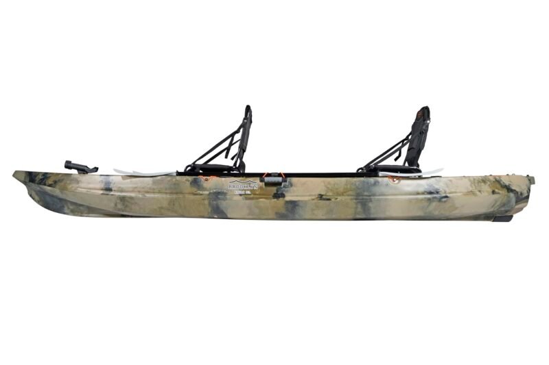 BKC Brooklyn 13.0 Pro Tandem 12′ 8″ Sit-On-Top Fishing Kayak – 2-3 Person HDPE Tandem Kayak with Dual Adjustable Seats & Rod Holders - Image 22